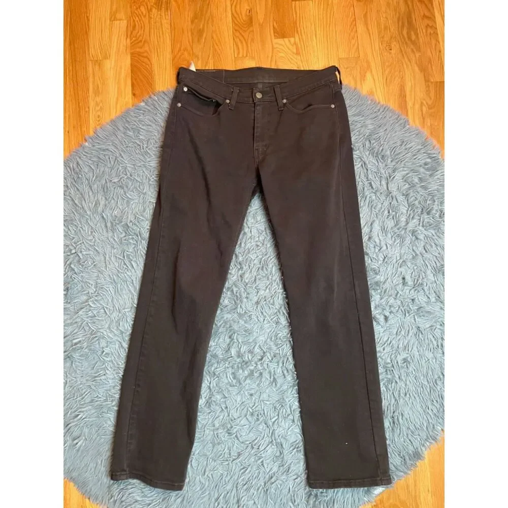 Levi's Black Men's 514 Jeans Straight Fit Size 32X32